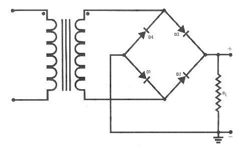 Схема мостового выпрямителя